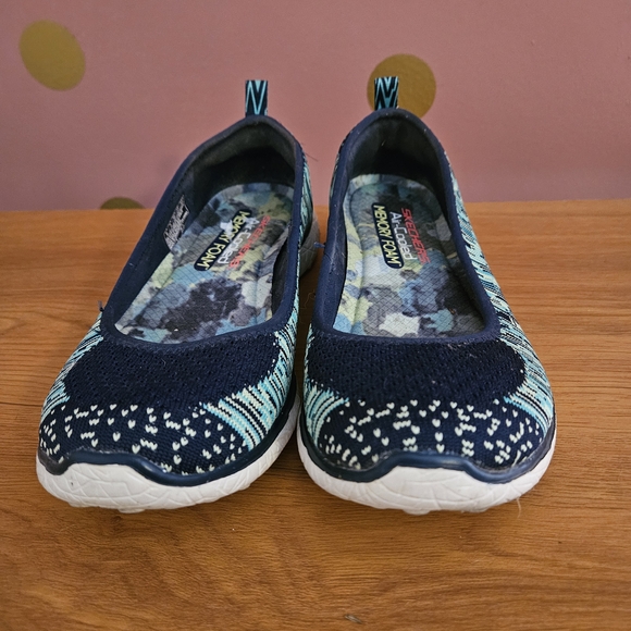 Skechers Air-Cooled Memory Foam Slip-On with Multicolor Camouflage Insole - Picture 5 of 8